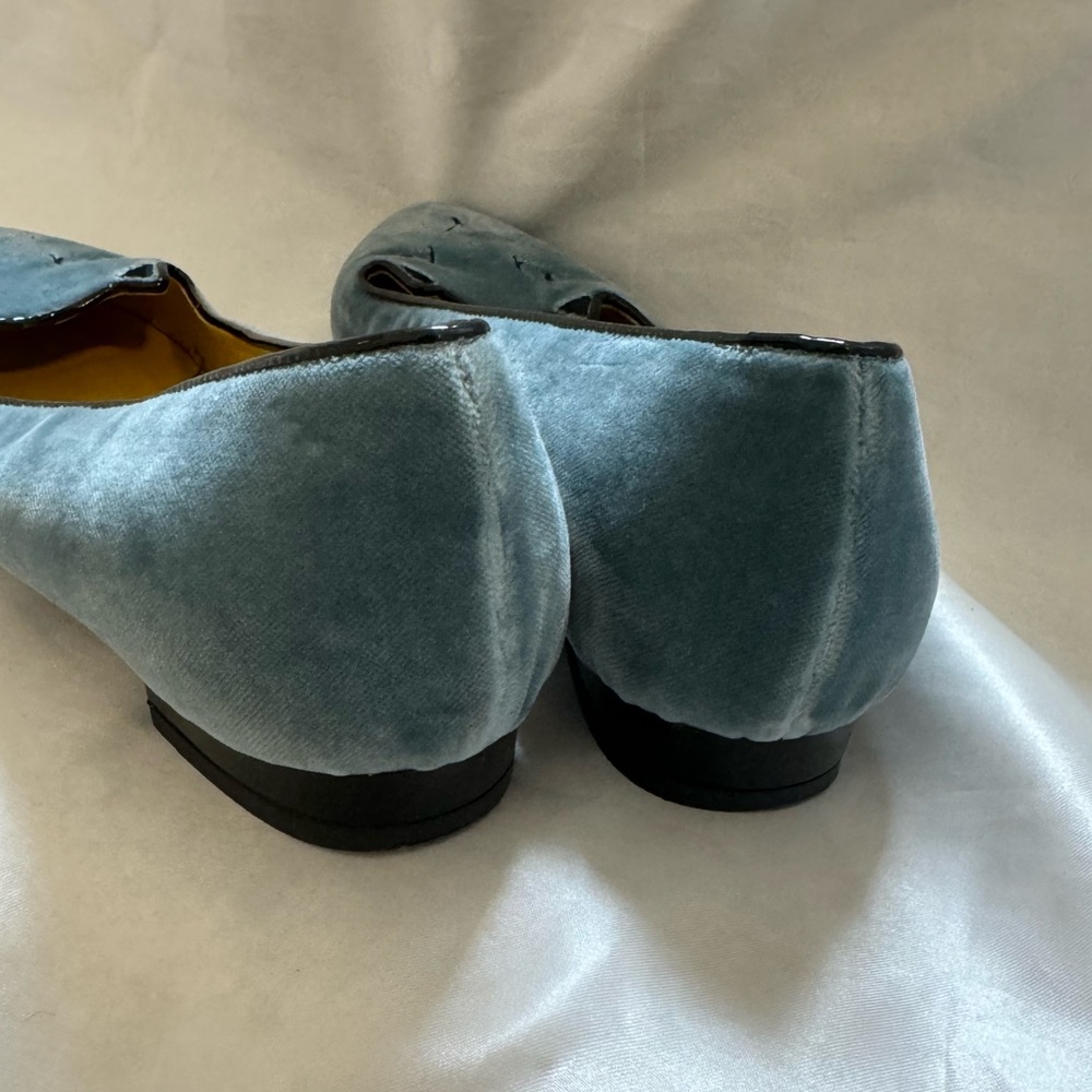Charlotte Olympia Velvet Kitty Flats - Picture 5 of 8